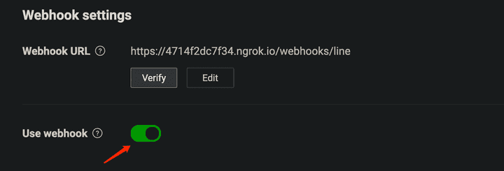 use webhook